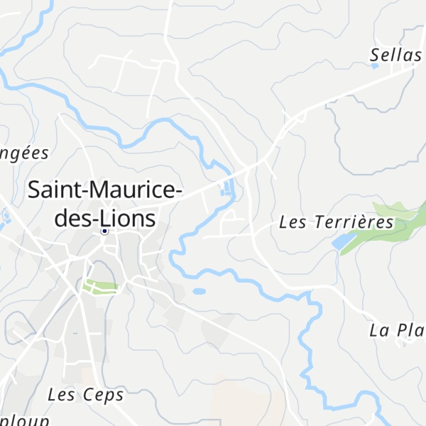 Map of Gîte Rural du Moulin de la Cour