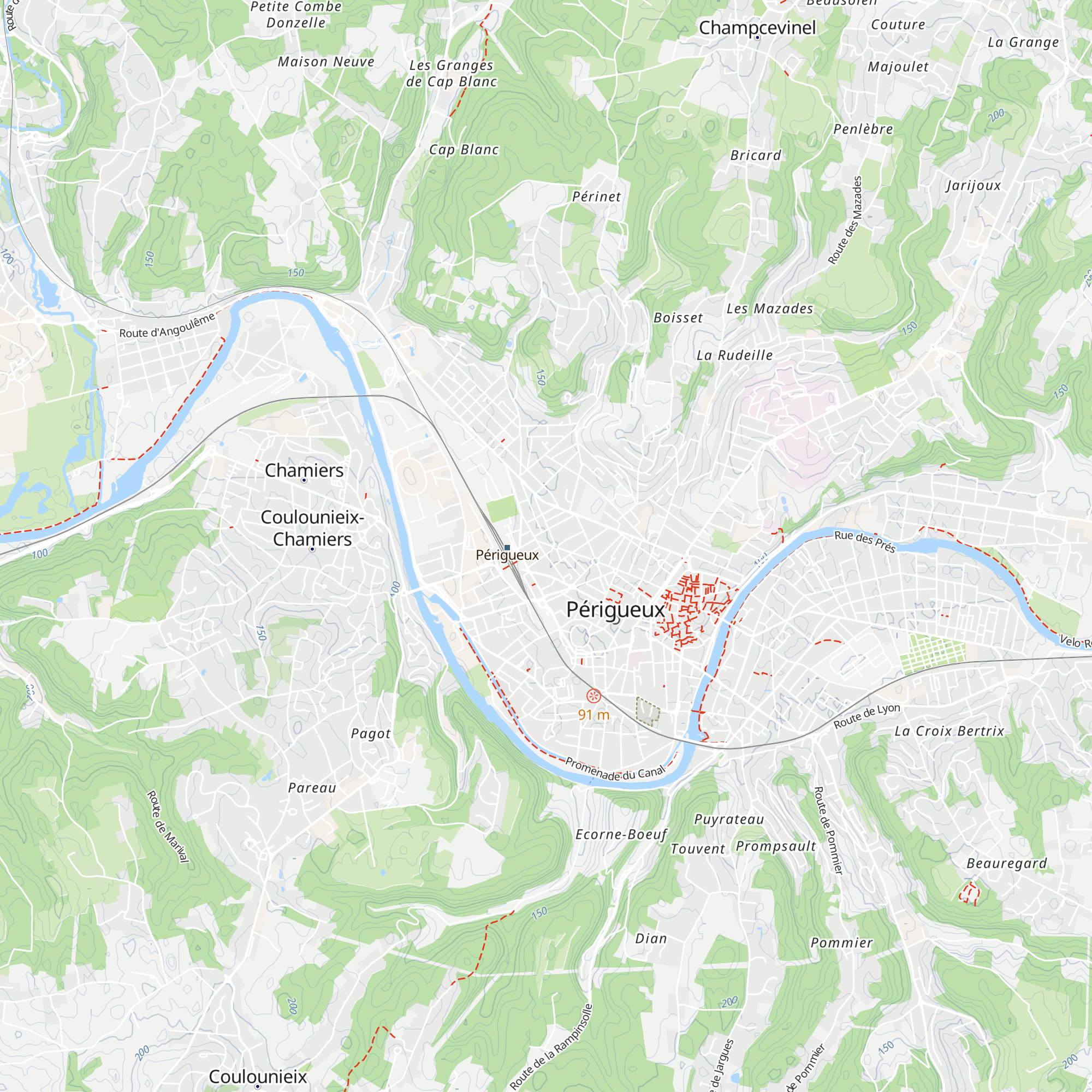 Refuge Associatif des Amis de Saint-Jacques map