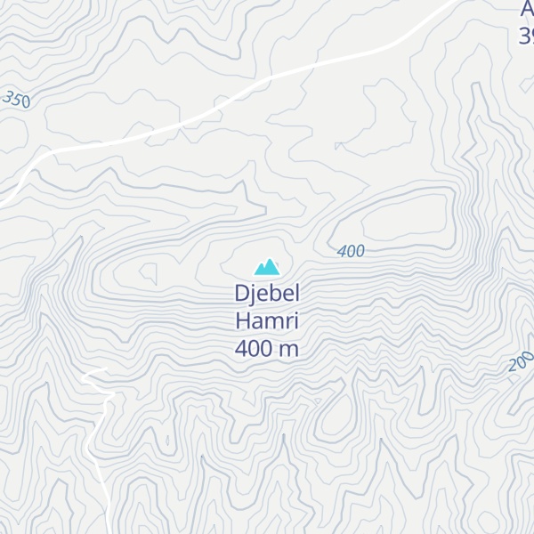 Map of Djebel Hamri