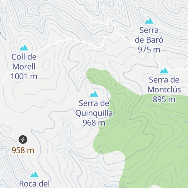 Map of Serra de Quinquilla