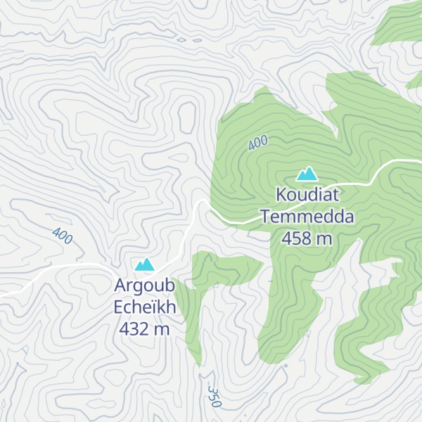 Map of Koudiat Rhaba Sidi Mohammed