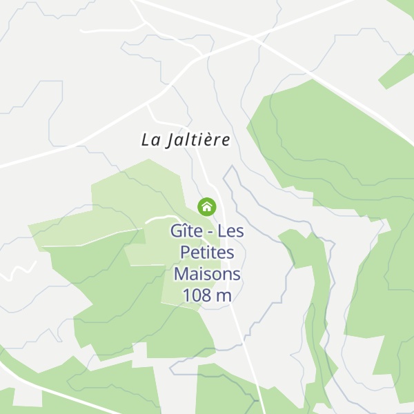 Map of Gîte - Les Petites Maisons