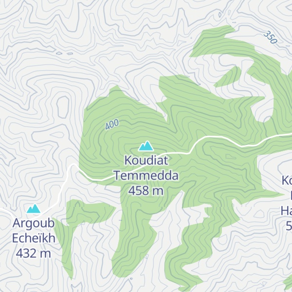 Map of Koudiat Temmedda