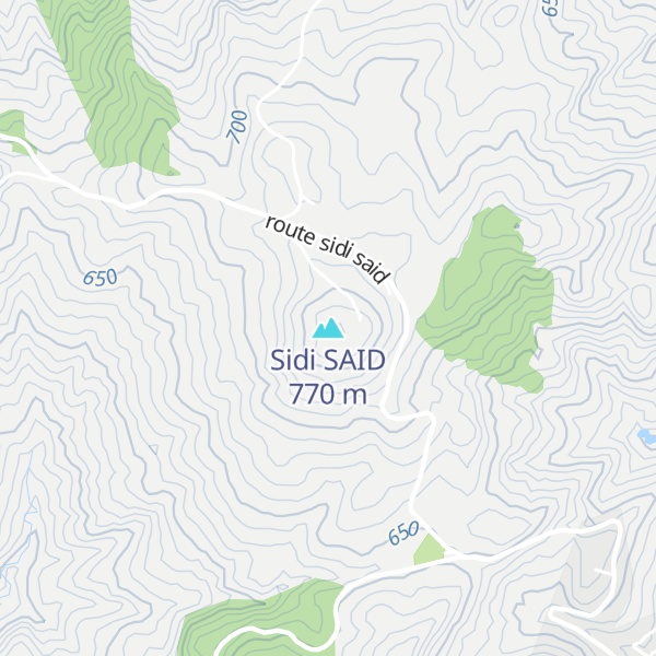 Map of Sidi SAID