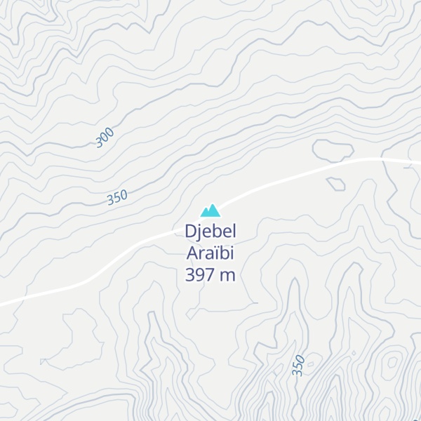 Map of Djebel Araïbi