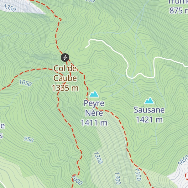 Map of Peyre Nère