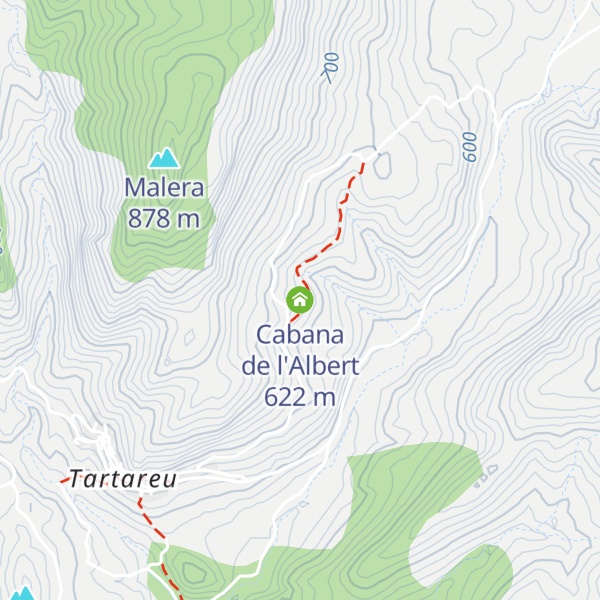 Map of Cabana de l'Albert