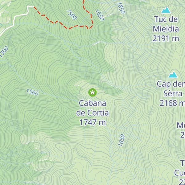 Map of Cabana de Cortia