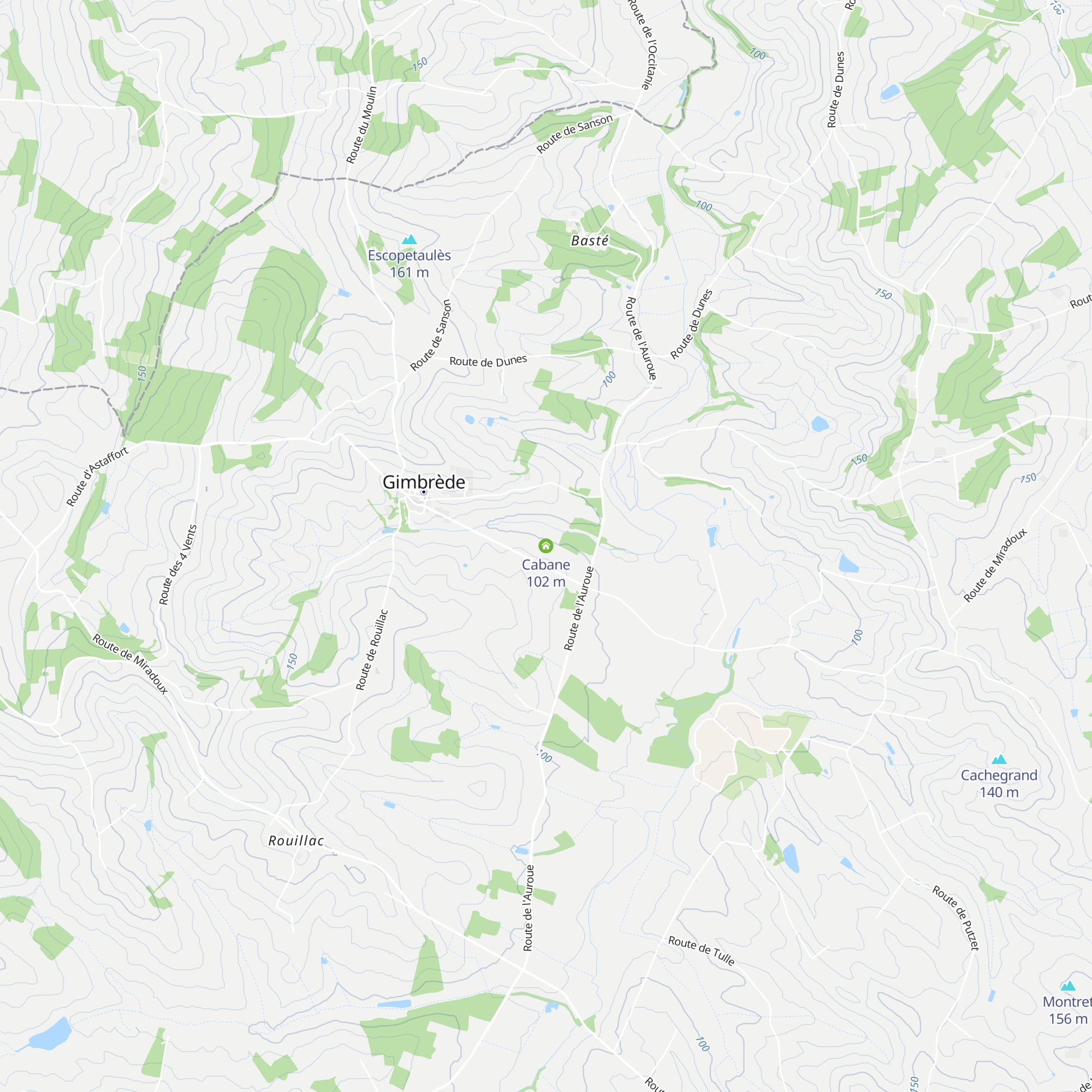 Cabane map