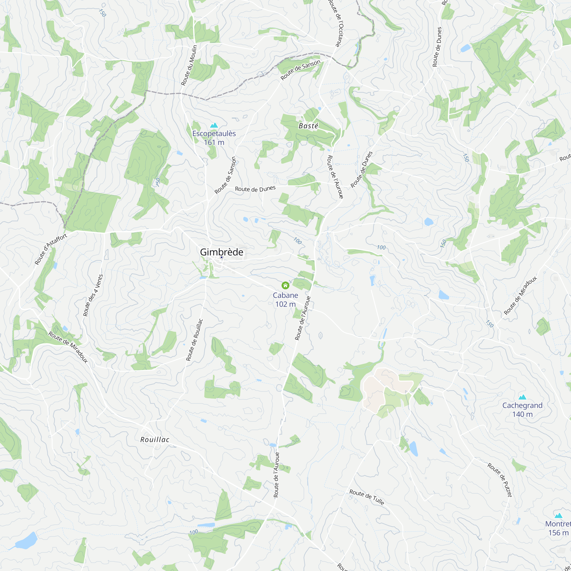 Cabane map