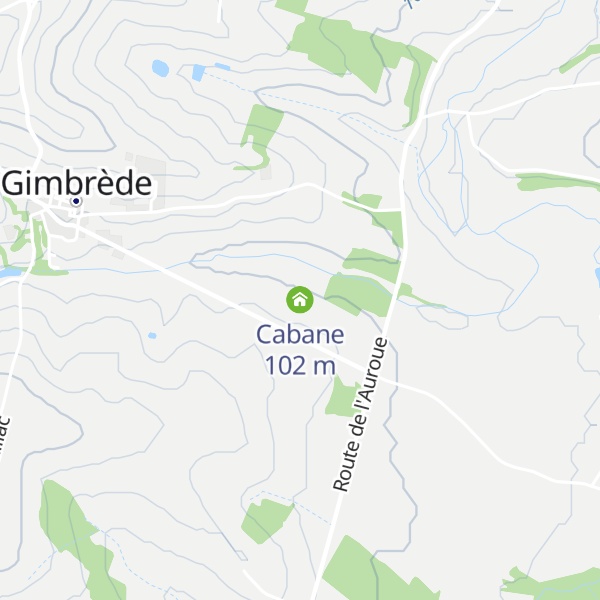 Map of Cabane