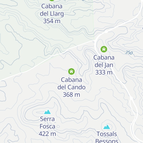 Map of Cabana del Cando