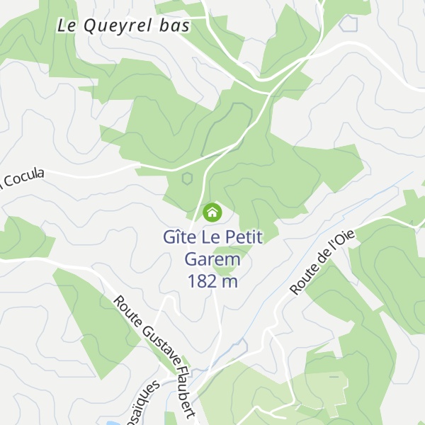 Map of Gîte Le Petit Garem