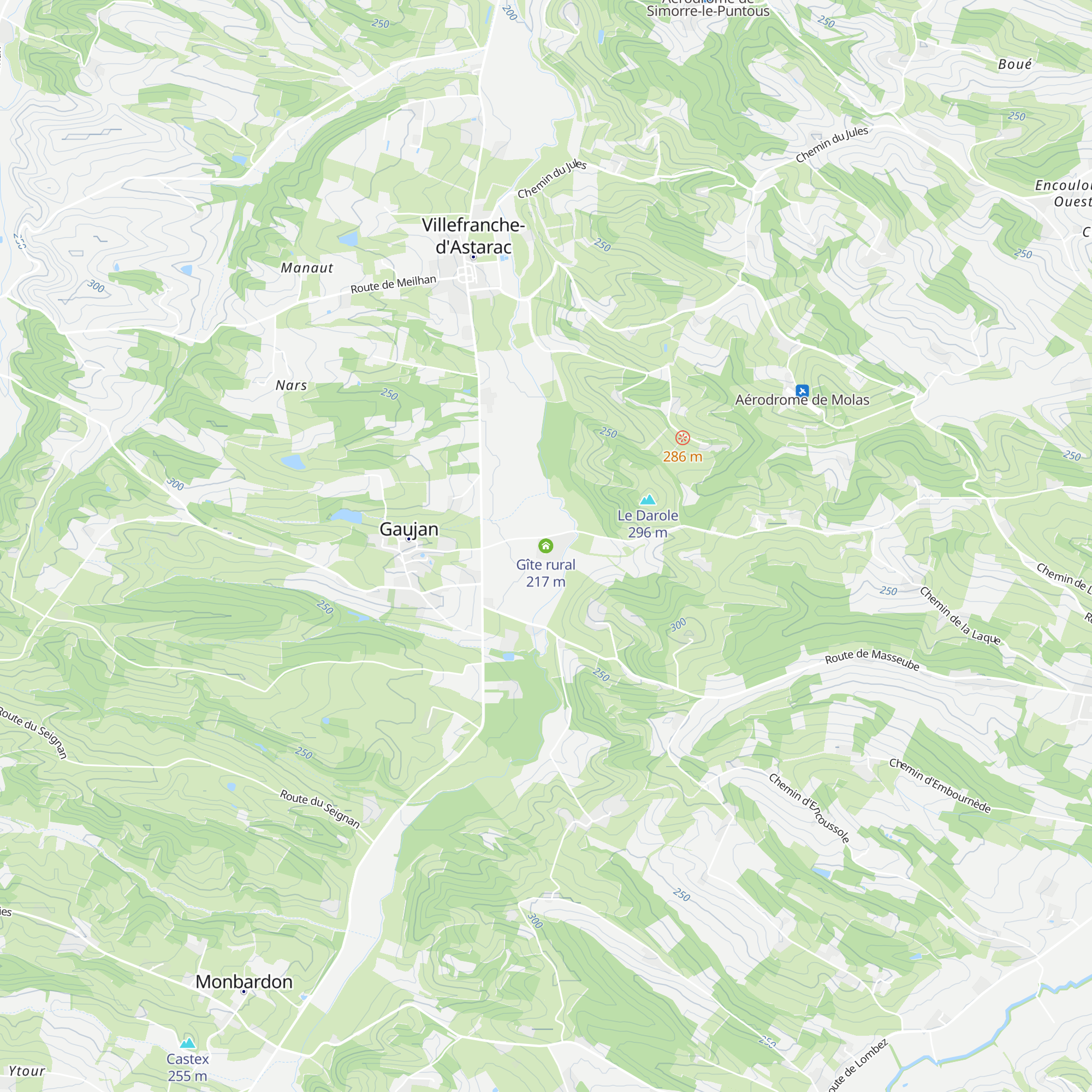 Gîte rural map