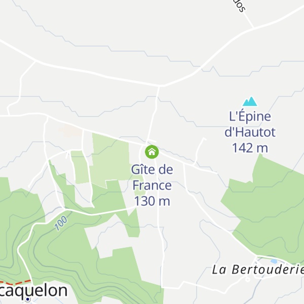 Map of Gîte de France
