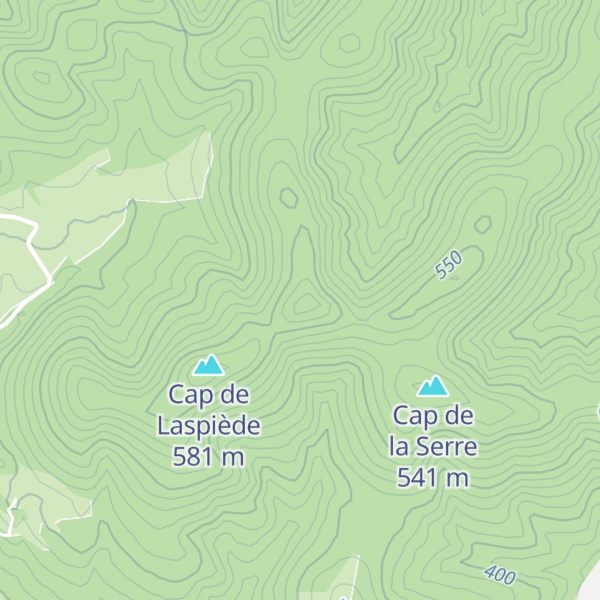 Map of Cap de Lastodet