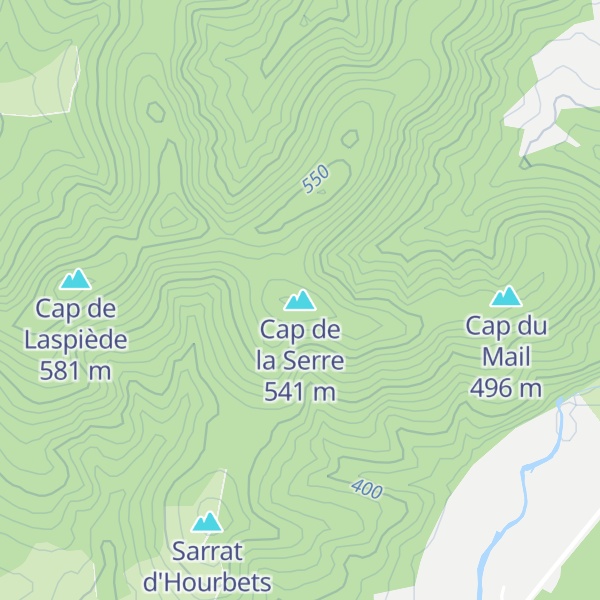 Map of Cap de la Serre