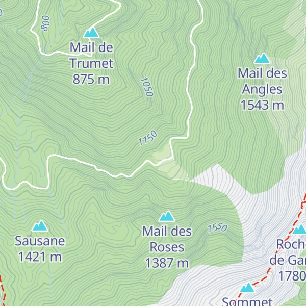 Map of Cabane d'Arguenos