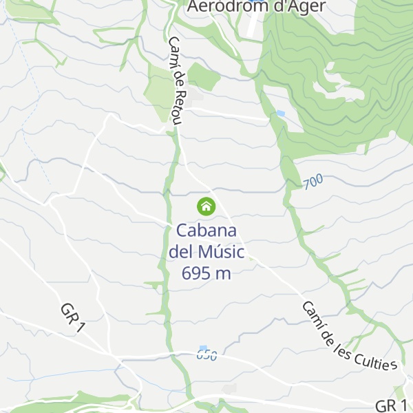 Map of Cabana del Músic
