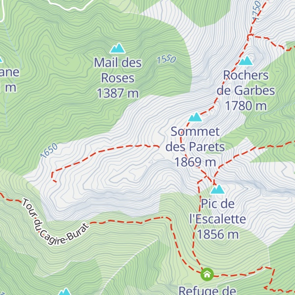 Map of Cabane La Manolette