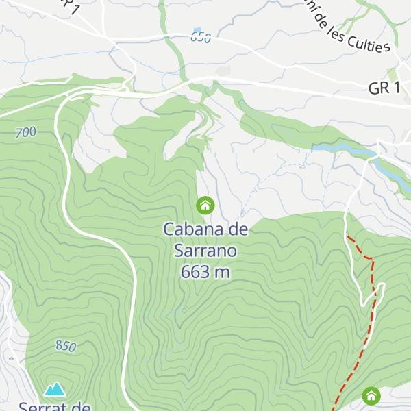 Map of Cabana de Sarrano