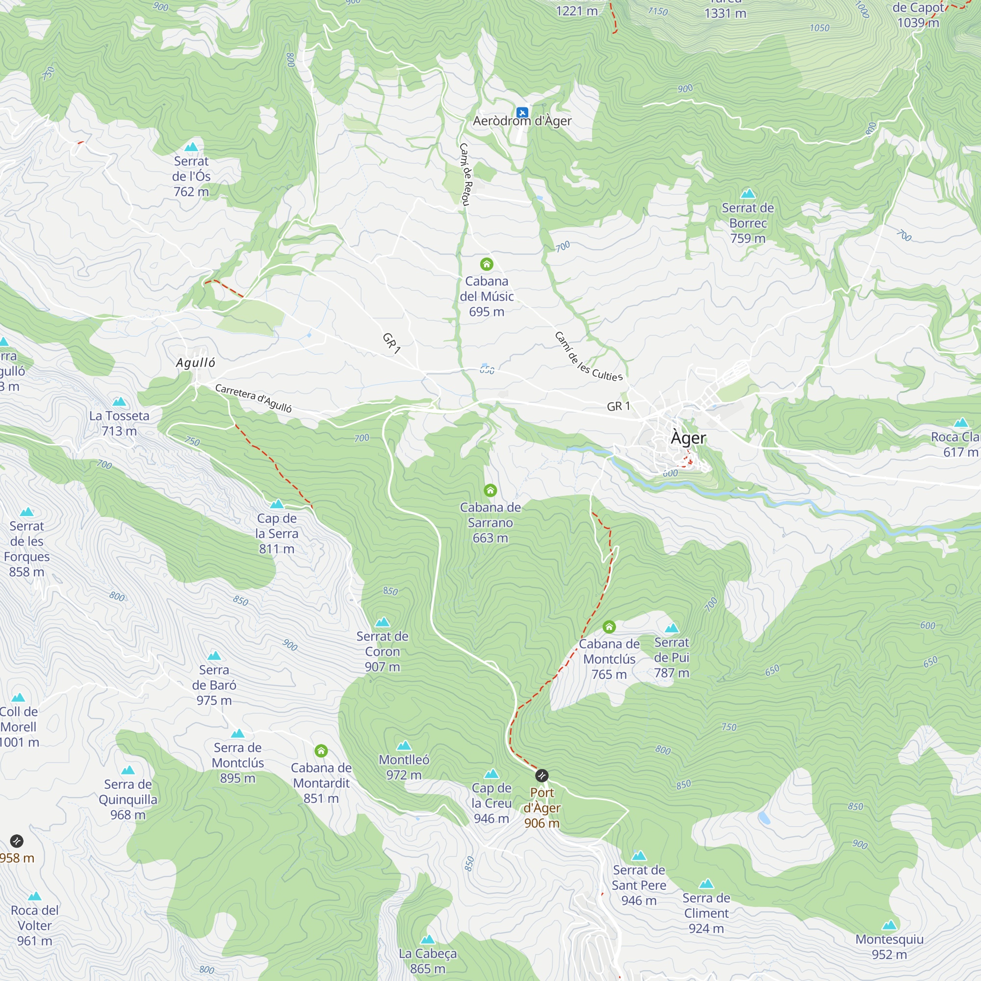 Cabana de Sarrano map