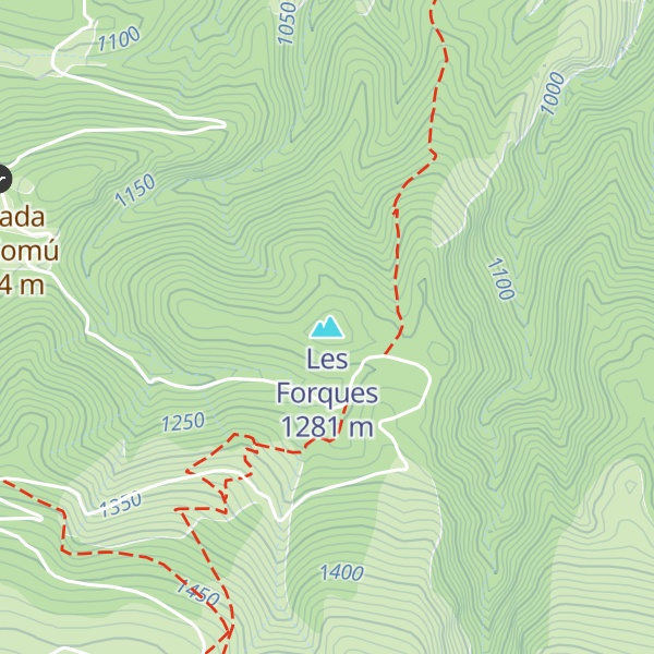 Map of Les Forques