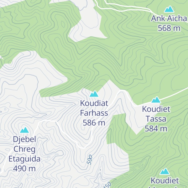 Map of Koudiat Farhass