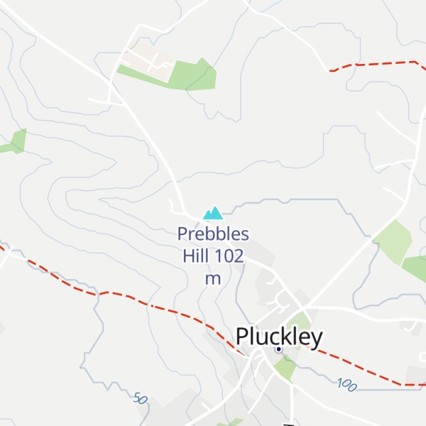 Map of Prebbles Hill