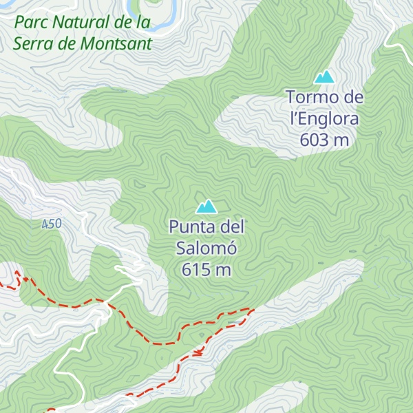 Map of Punta del Salomó