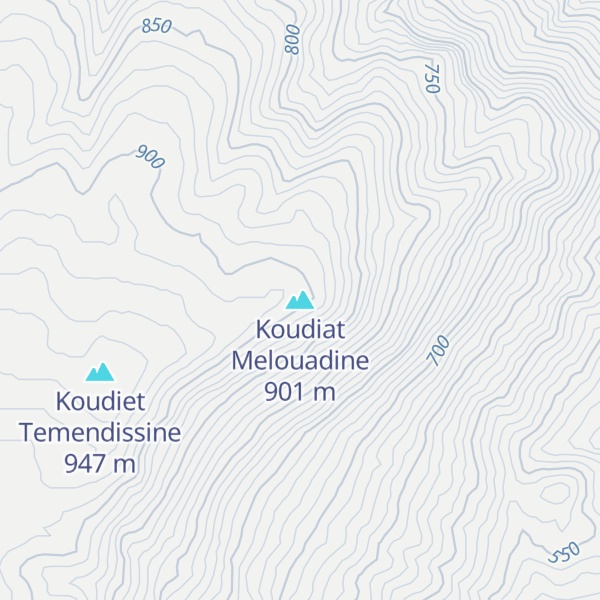 Map of Koudiat Melouadine