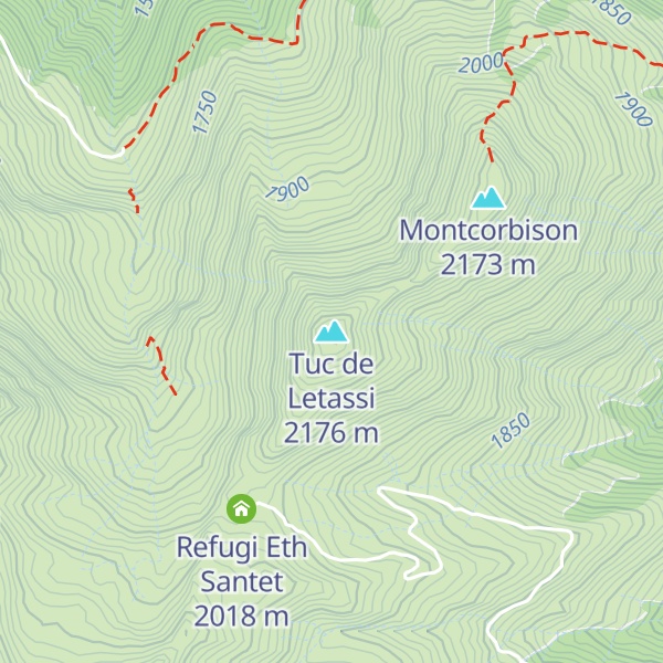 Map of Tuc de Letassi