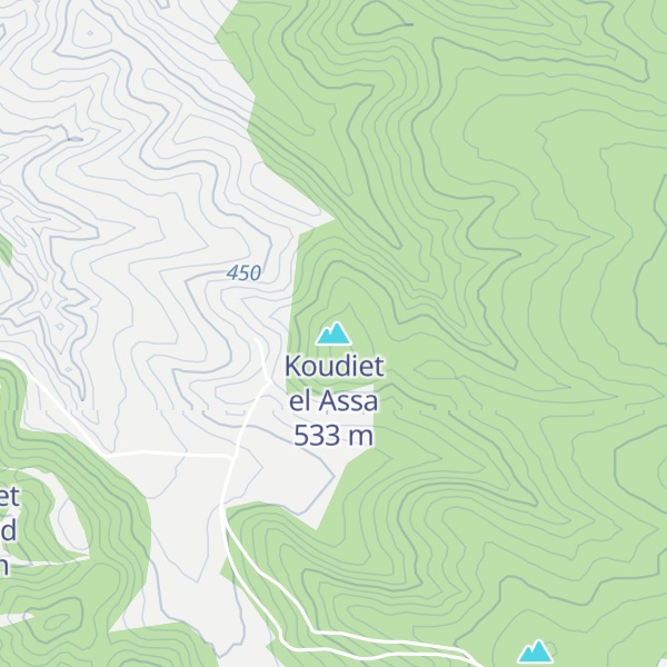 Map of Koudiet el Assa