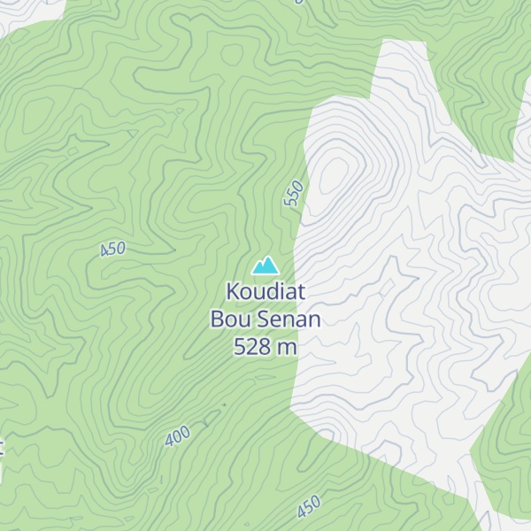 Map of Koudiat Bou Senan