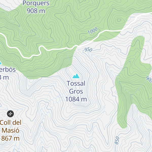 Map of Tossal Gros
