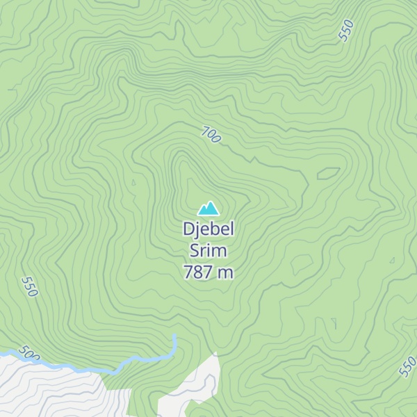 Map of Djebel Srim