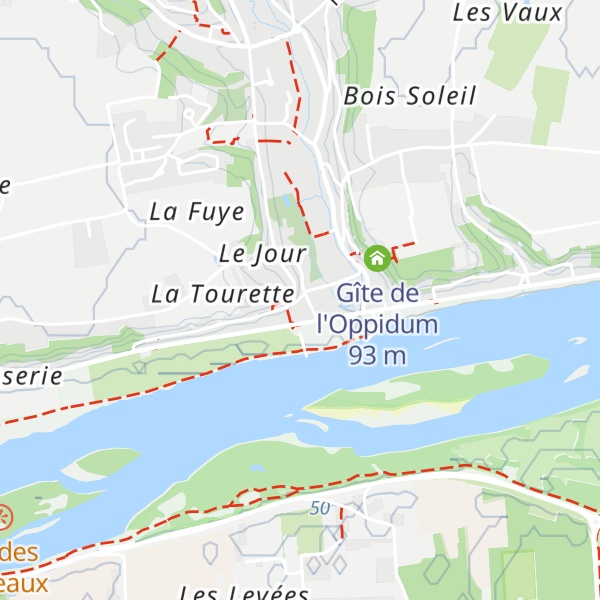 Map of Gîte