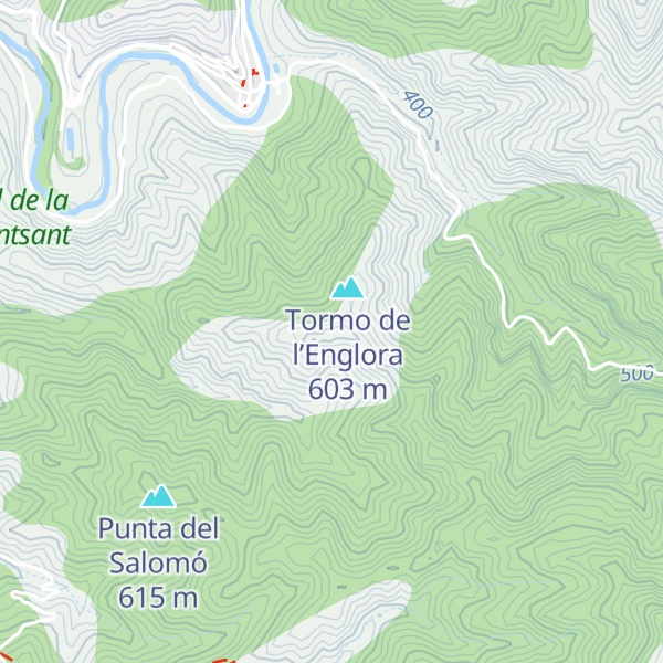 Map of Tormo Pla