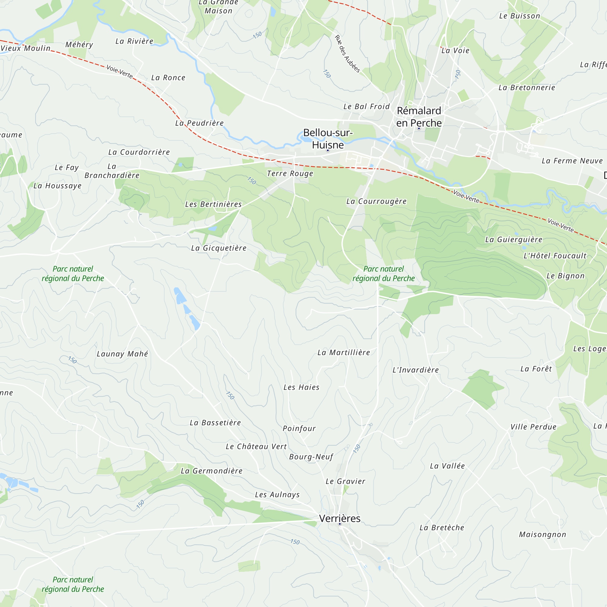 Gîte La Heurtaudière map