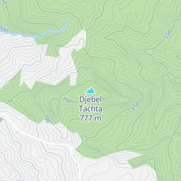 Map of Djebel Tachta