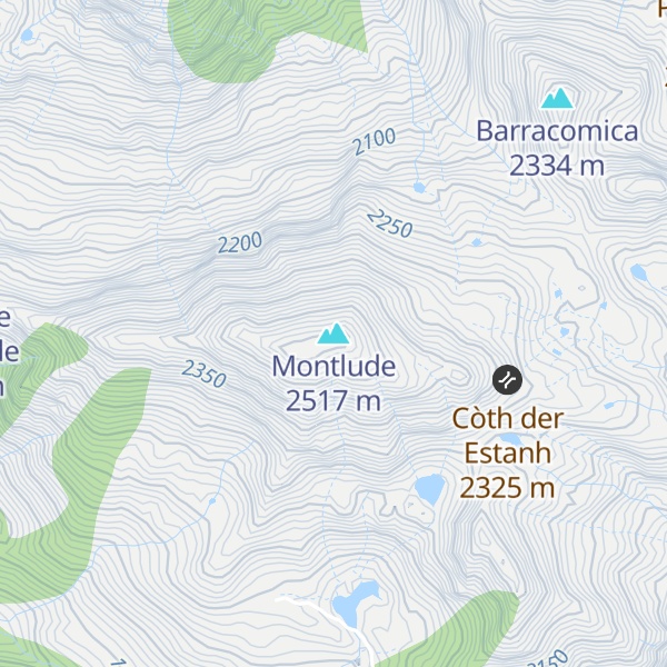 Map of Montlude