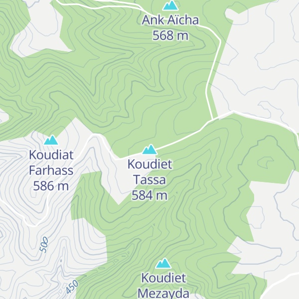 Map of Koudiet Tassa