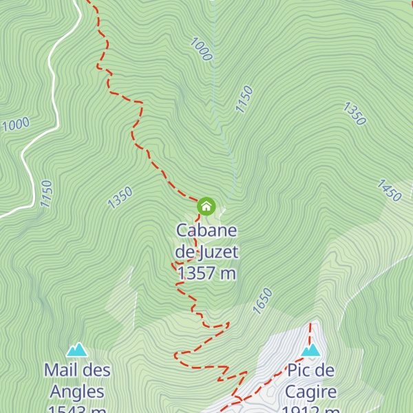 Map of Cabane de Juzet