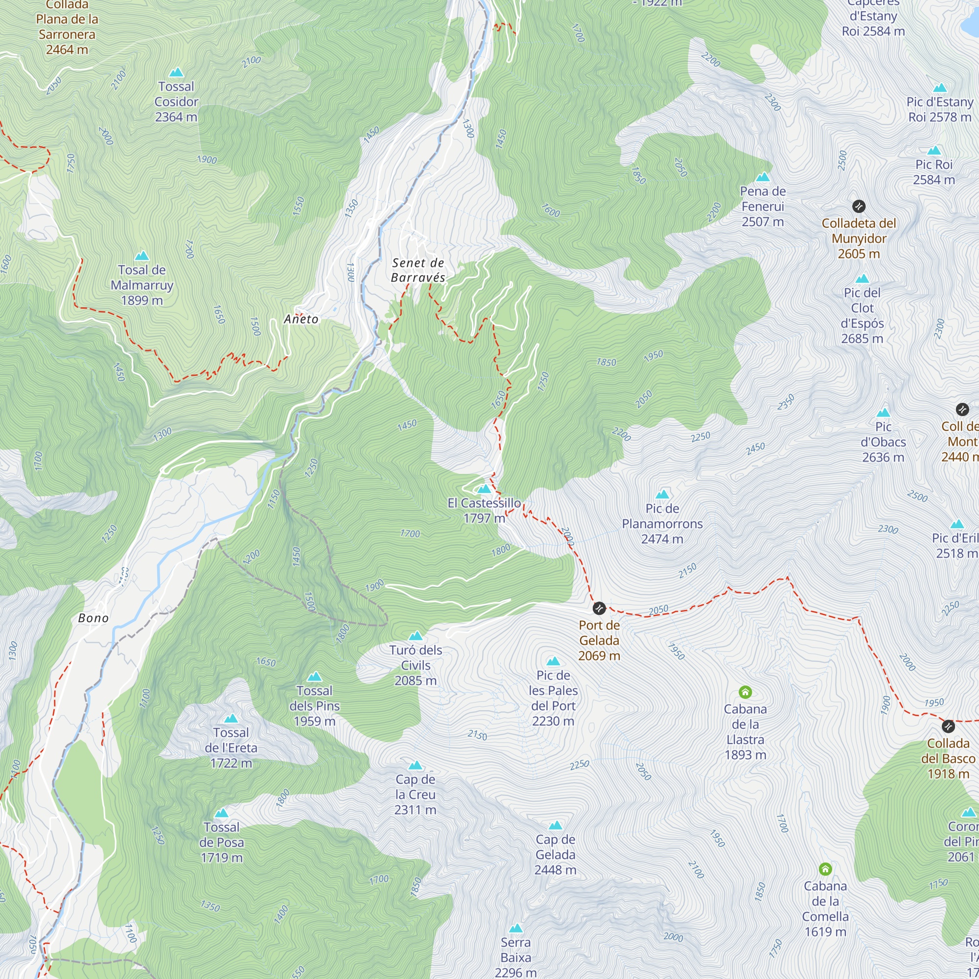Refugi Forestal map