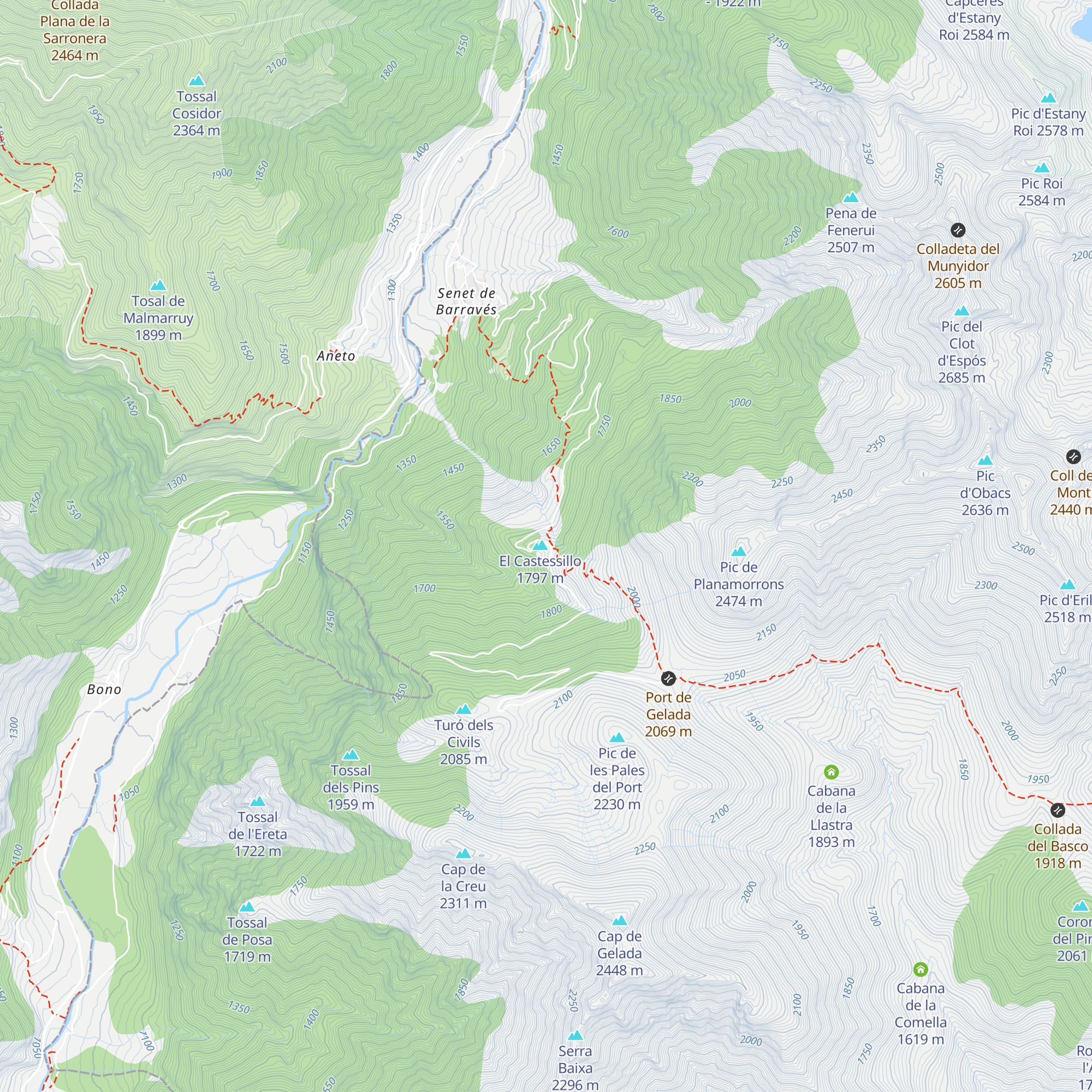 Refugi Forestal map