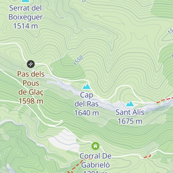 Map of Cap del Ras