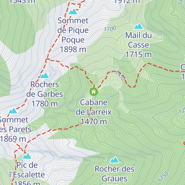 Map of Maison du berger - Larreix