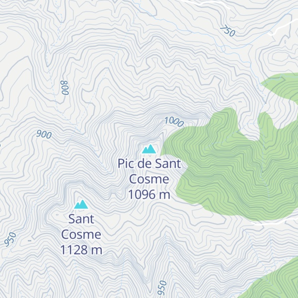 Map of Pic de Sant Cosme