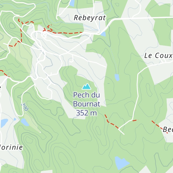 Map of Pech du Bournat