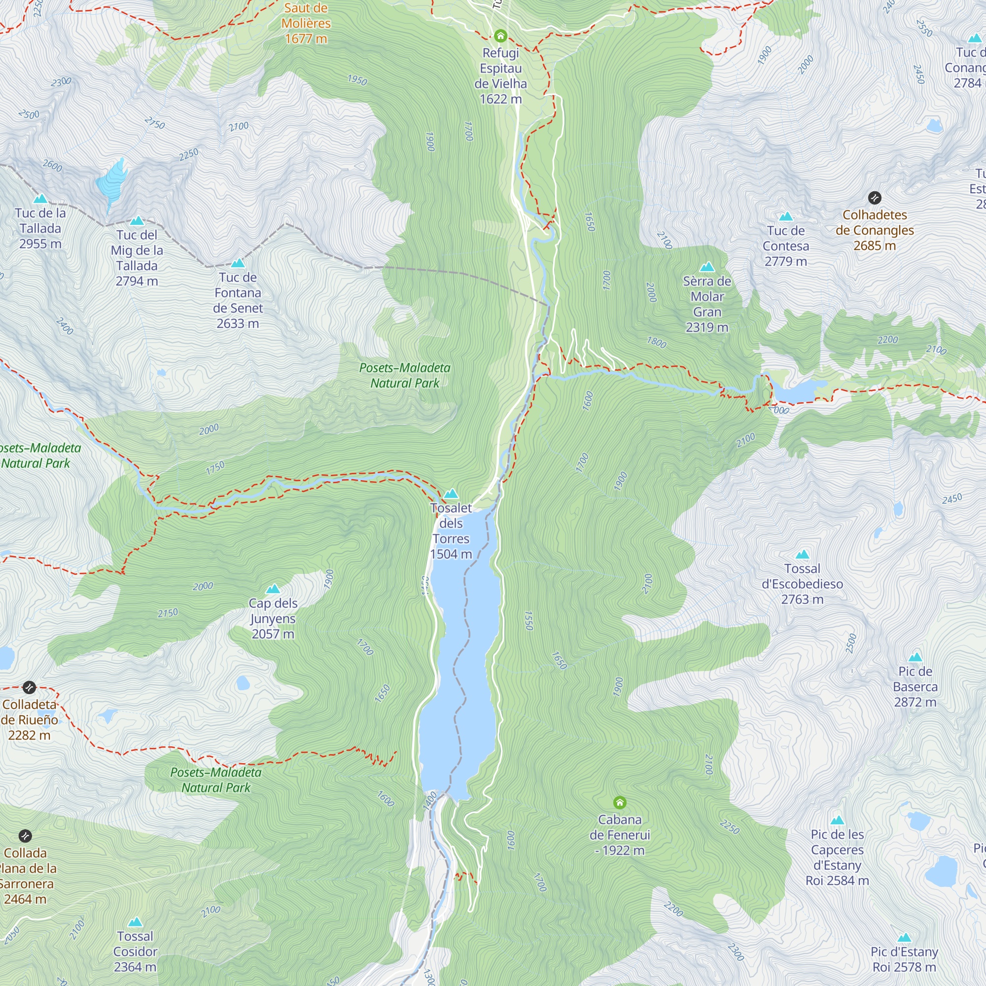 Refugi forestal de Baserca map